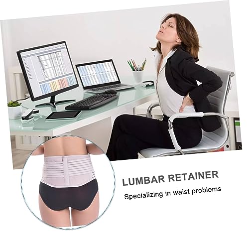 FOMIYES Faja lumbar auto-calentable transpirable XL beige miniatura 3