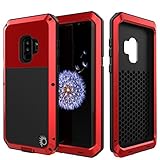 Galaxy S9 Plus Metal Case, Heavy Duty Military Grade Armor Cover [Shock Proof] Hybrid Full Body Hard...