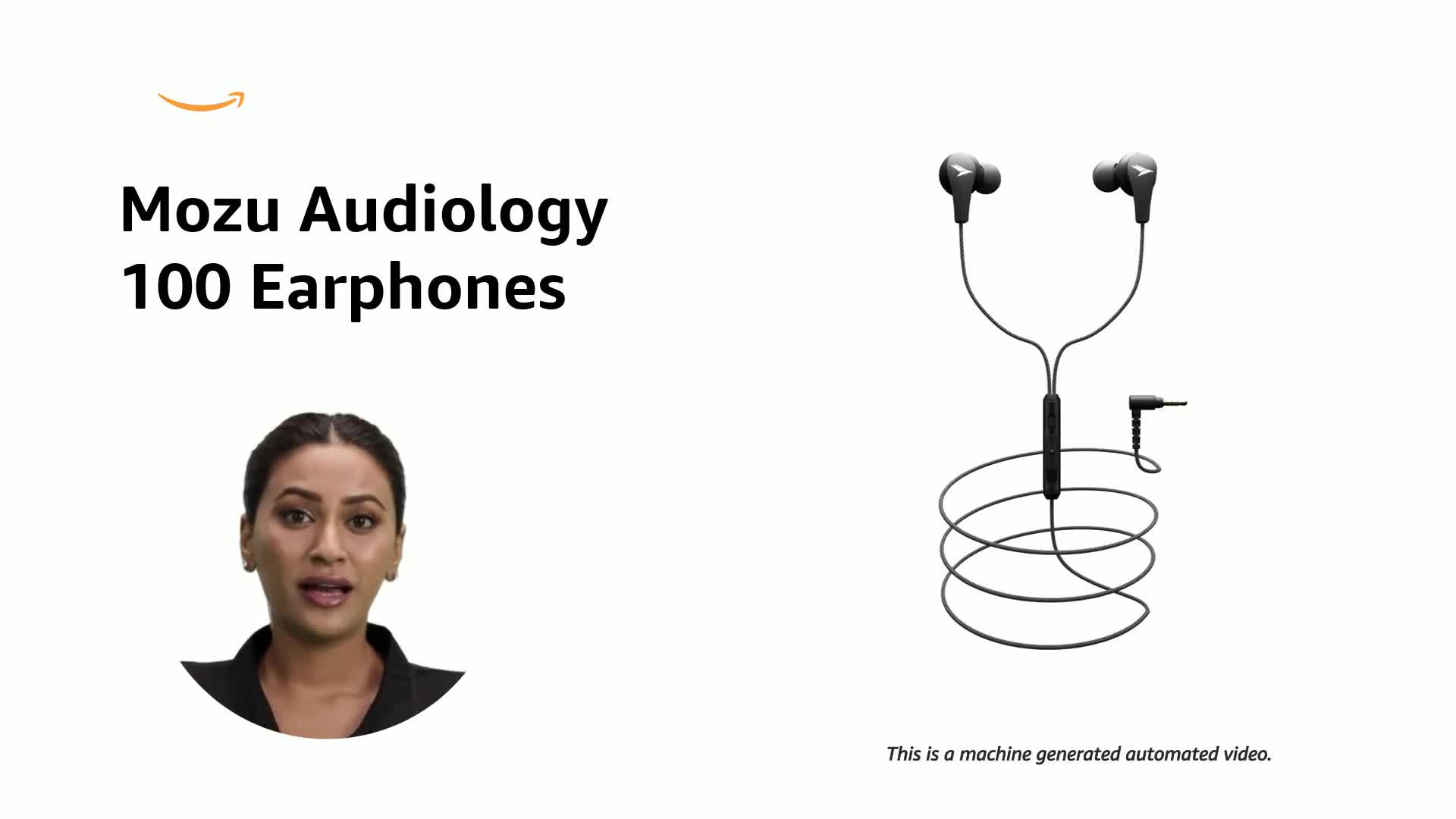 1/100MGP MX-003TＨE-0。 MOZU Audiology 100 Wired Earphones, Ergonomic Fit, Tangled Free