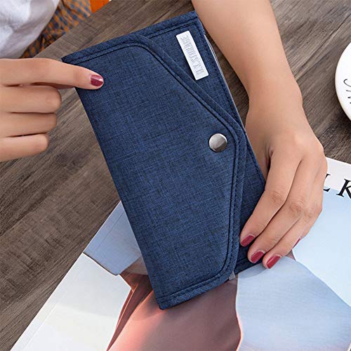 FairOnly Carteira multifuncional impermeável para viagem para passaporte, cartão de crédito, documen