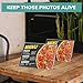 pbf 6x4 Acrylic Sign Holder | 6 x 4 Horizontal Stand Up Slanted Sign Holder | Acrylic Stands for Display | Clear Picture Frame, Menu Table Top Stand, Plastic Flyer Holder (12-Pack)
