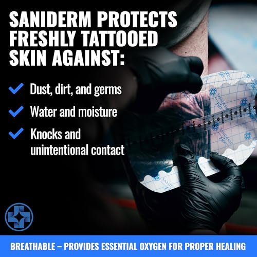 Vendaje flexible Saniderm estéril de alta protección para tatuajes 7
