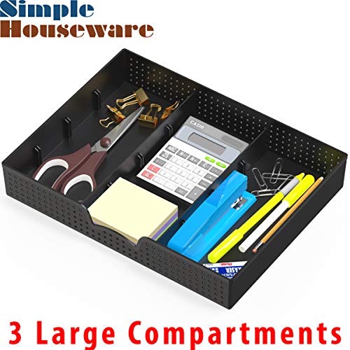 Snapklik.com : Simple Houseware 2 Pack Drawer Organizer Tray