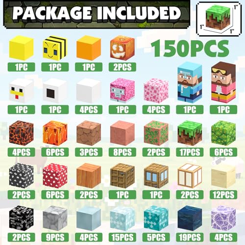 Magnetic Blocks, 150PCS Magnetic Building Blocks, STEM Toys for Kids Age 3+ - image 2