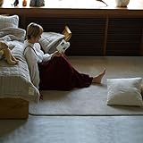 cucan ラグ 洗える 冬 撥水 ふわふわヘリンボン 180×180cm サンドベージュ 北欧 ラグ 洗える ラグマット おしゃれ ホットカーペット カバー 韓国 ラグ おしゃれ 絨毯 床暖房 防ダニ クーカン