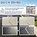 Concrete Crack Filler, 42oz Grey High Elasticity Self Leveling Cement Caulking Glue, Quick Drying Waterproof Sealant for Driveways, Walkways, Indoor and Outdoor Weather Resistant Concrete Joint Repair