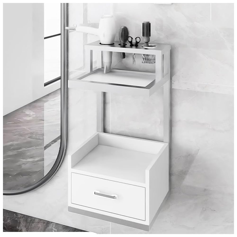Armoire murale flottante gain de place pour optimiser les petits salons