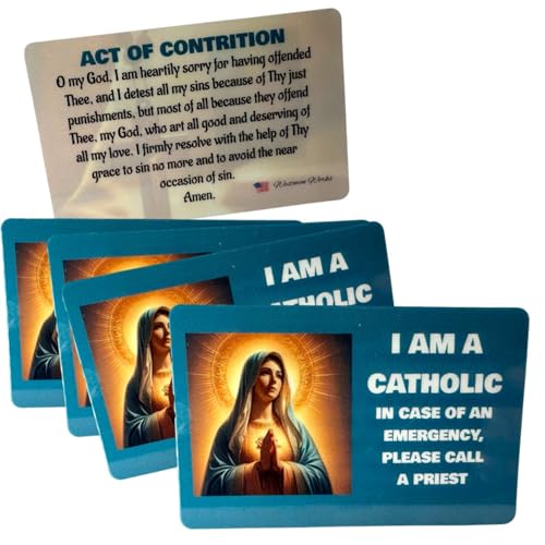 Westmon Works Act of Contrition Laminated Prayer Card Set I