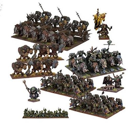 Mantic Games MGKWO111 Orc Army, Multicolor