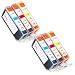 Sophia Global Compatible Ink Cartridge Replacement for CLI-226 PIXMA printers including MX882 MG8220 MX892 MG6220 (2 Cyan, 2 Magenta, 2 Yellow)