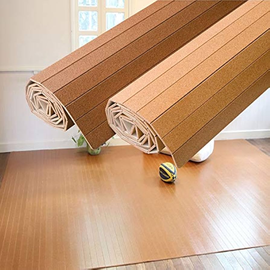 Amazon | 抗菌認定コルクカーペット江戸間8畳 350x350cm オーク