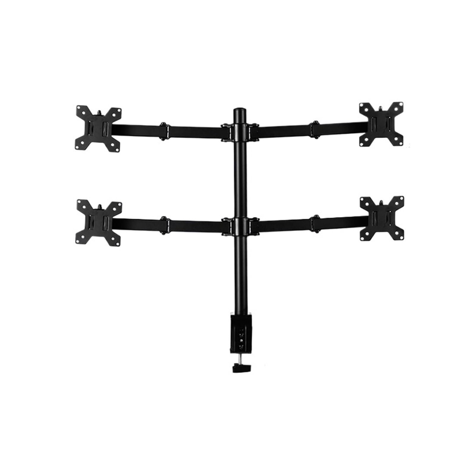 IKPGBZXM Dual-screen computer monitor stand with height adjustment base(Four screens and four arms)