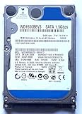 Disco duro Disco duro SATA de 160 GB WD1600BEVS-08VAT2 5400RPM 8 MB HDD de 2,5 pulgadas