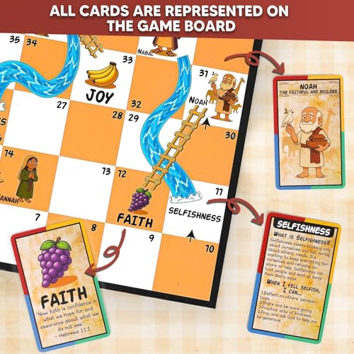 Juego de Mesa Biblia River and Ladders para Niños miniatura 5