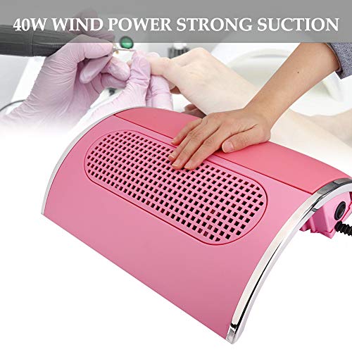 40W Starkstrom-Nagelstaubsammler Nail Art Staubabsauger Staubsauger mit 3 Ventilatoren mit 2 Staubsammelbeutel für… – Bild 5