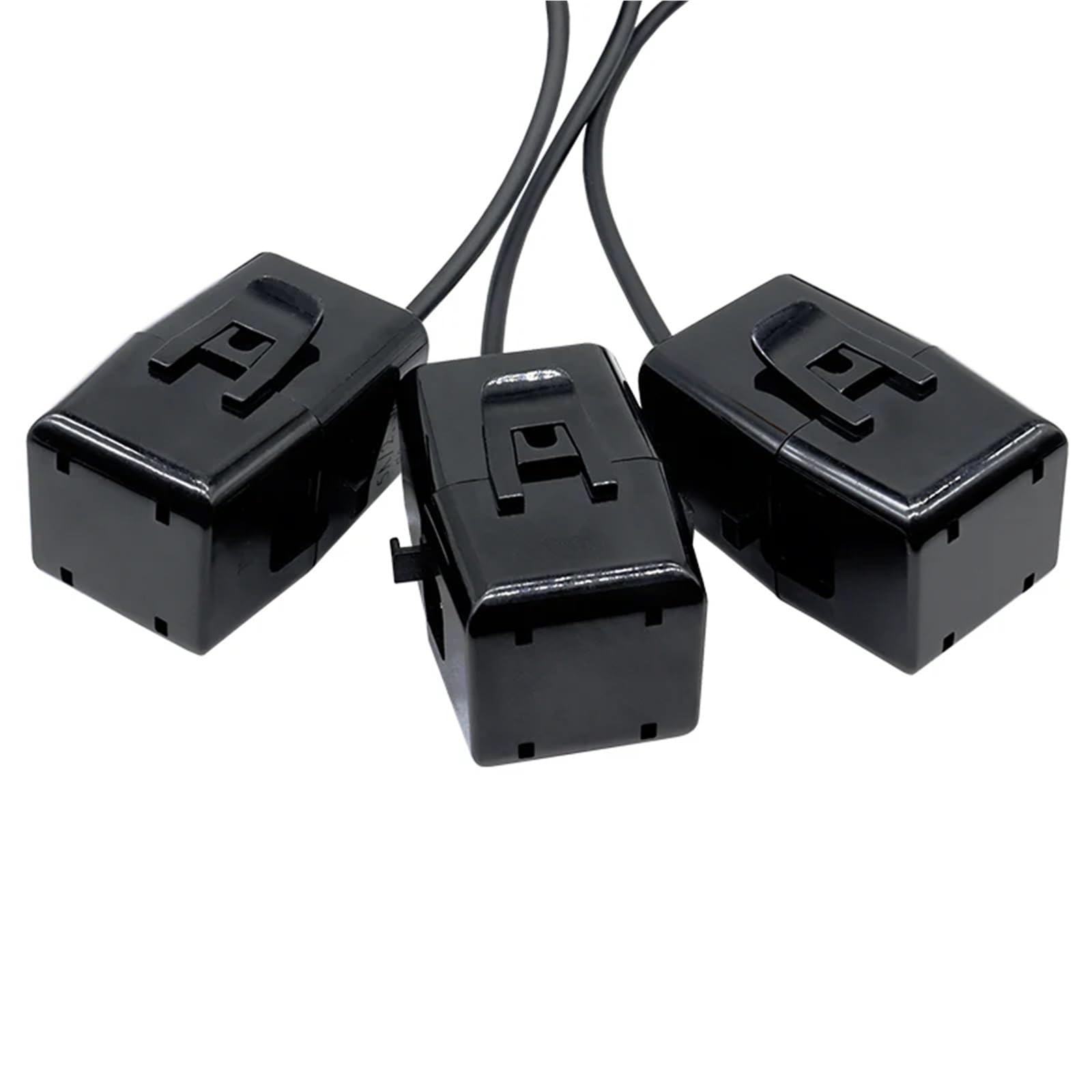 Trasformatore di corrente a nucleo diviso, sensore, apertura uscita MA 10 mm, 5 A, A, 20 A, 30 A, 40 A, 50 A, 3 pezzi(3 pezzi 10 A 10 mA)