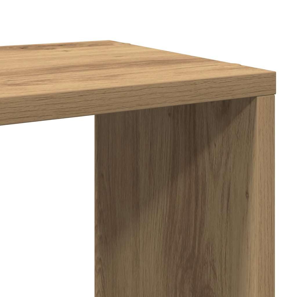 TV-Schrank Artisan-Eiche 100x24x32 cm Holzwerkstoff | Reichlich Stauraum, pflegeleicht mit feuchtem Tuch, robuste glatte Oberfläche, für Wohnzimmer
