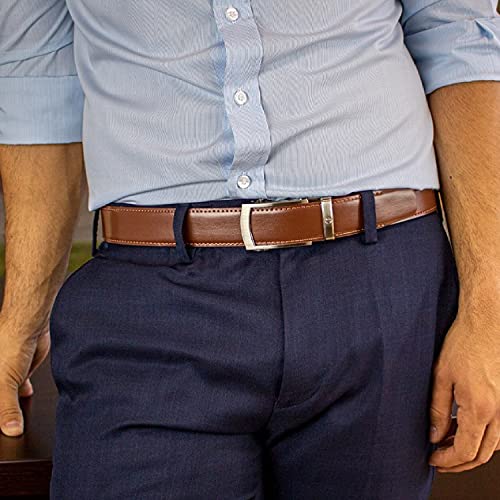 Men's Belt, Nexbelt Edc Bond Ccw Brown Leather Gun Tactical Ratchet Belt For Concealed Carry #TOP3