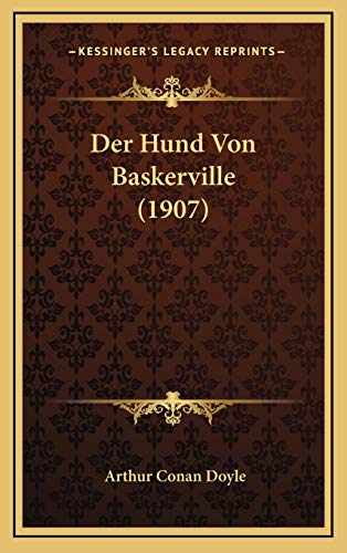 Der Hund Von Baskerville (1907) (German Edition)