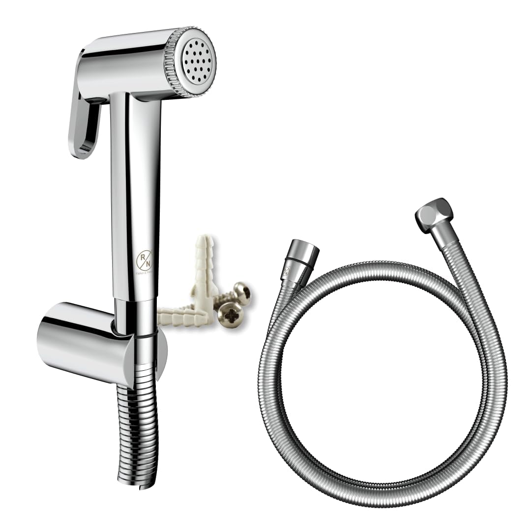 RN ABS Body Health Faucet for Toilet with Wall Hook and 1.25 MTR Tube | Heavy Duty Jet Spray for Toilet Black_5405 (B08ZSMWJ1F) Amazon Price History, Amazon Price Tracker