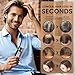 Yargkos Hair Fibers for Thinning Hair or Fill In Fine, Hair Building Fibers (28g) for Women & Men, Hair Powder for Instantly Thicker, Fuller Looking - AUBURN