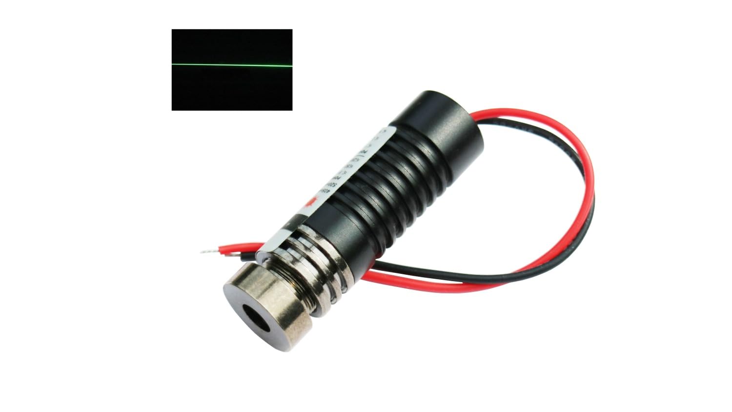 510nm 5mw Green Module Diode 515nm Beam Dot Laser Glass Lens Module 520nm(Laser Line)