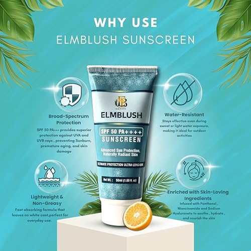 Image of Sunscreen SPF 50 PA+++ | Broad Spectrum UV Protection | Lightweight, Non-Greasy, No White Cast | Suitable for Oily, Dry & Sensitive Skin | Unisex Daily Use
