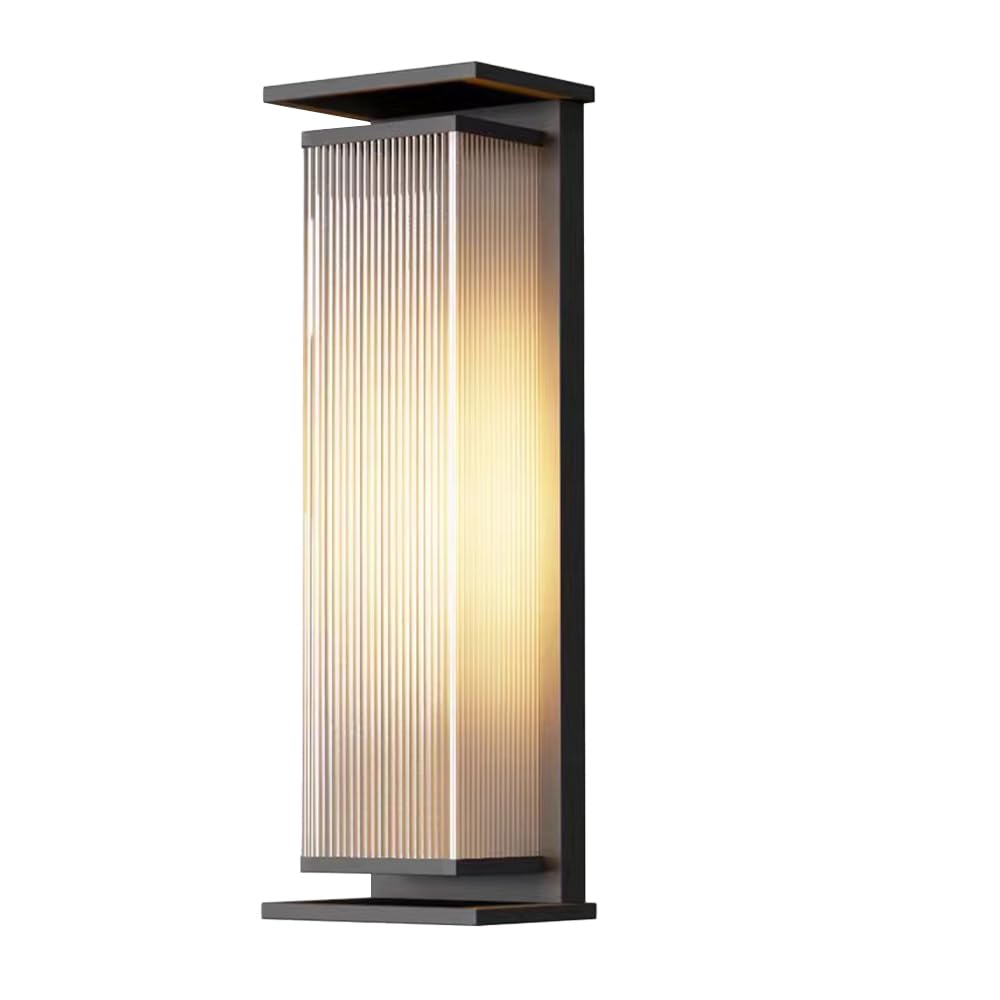 Zewnętrzna lampa solarna retro - wodoodporna latarnia LED IP65 na werandę, patio, ogród i garaż (50 cm)