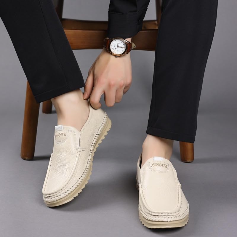 Contemporary Cap-Toe Oxford Dress Shoes for Men - Lightweight Flexible Design with Oil-Resistant Rubber Sole4