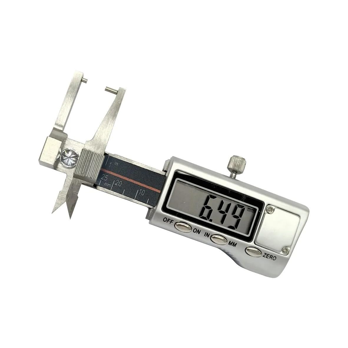 0-25mm 0.01mm Calibre Digital, Medidor de Espesor Micro Electrónico para Medir Piedras Preciosas y Piezas Pequeñas