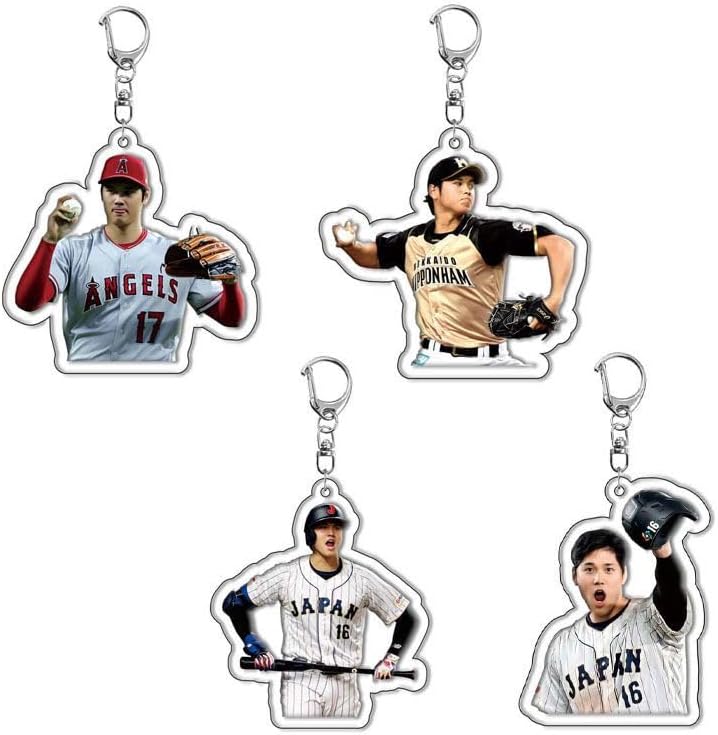 Amazon.co.jp: [Wanawsk] 4点セット 大谷翔平 キーホルダー 