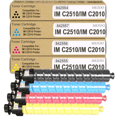 Image of IM C2510 IM C2010 Toner Cartridge High Yield 842554 842557 842556 842555