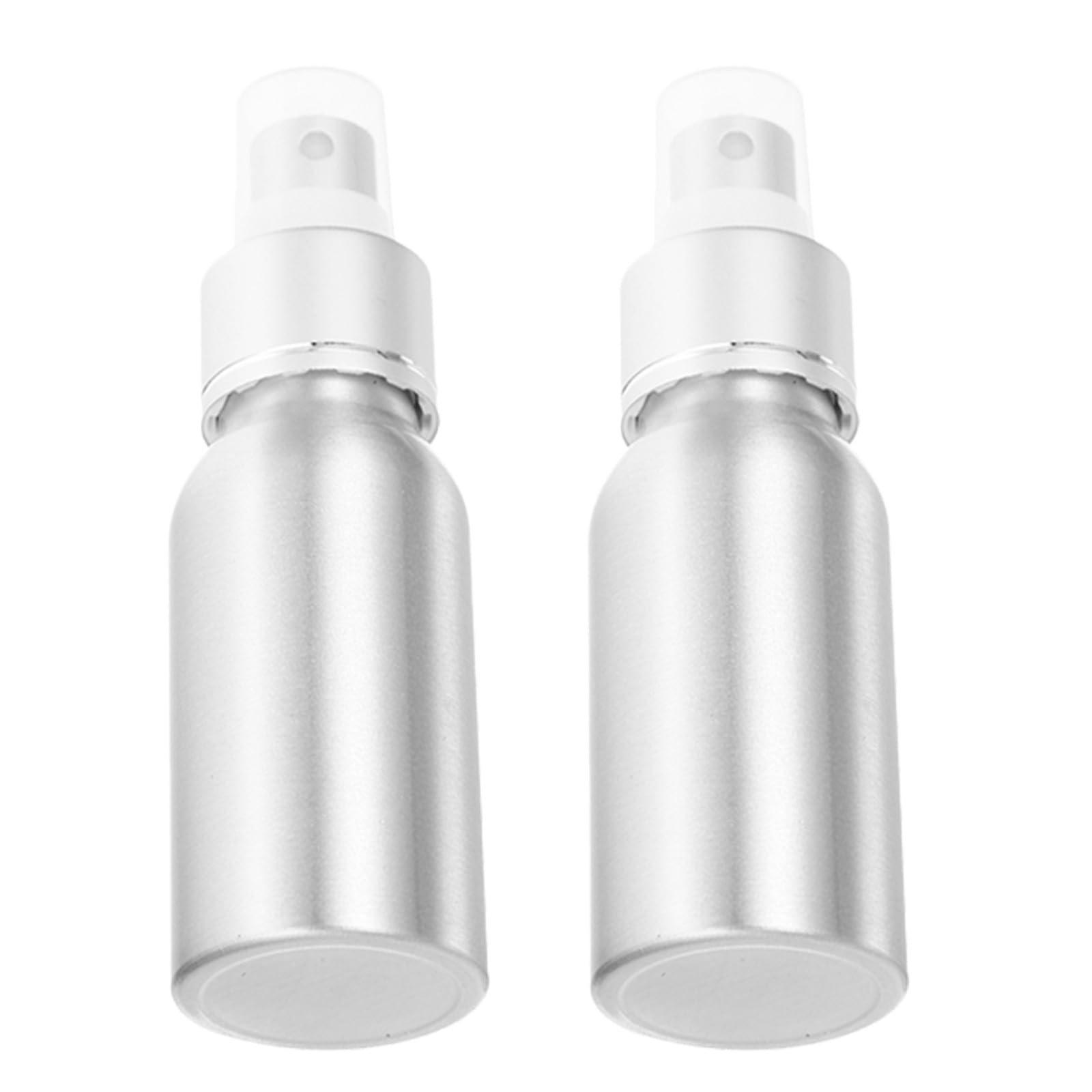 Alipis Sprühnebel Flasche 2 Stück 50ml Aluminium Pp Silber | Wiederbefüllbar, Kompakt für Küche und Bar, für Wasser und Kürbiskernöl