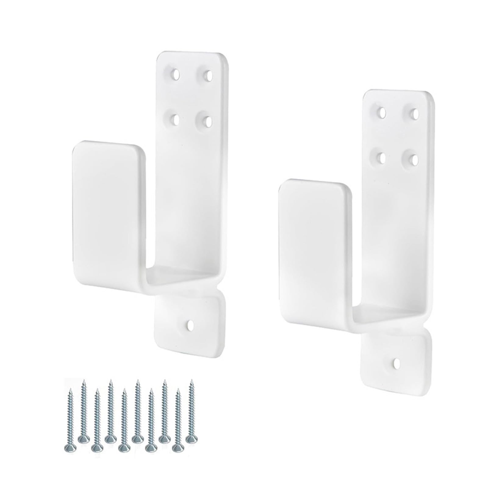 Tsophreniq White Steel Security Rod For Entry Design Residential Commercial Use Pull Down Security Rod