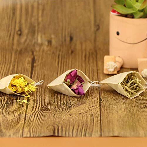 Fityle sacos para coador de chá, 400 peças, sacos para café e chá, ervas, infusor de folhas soltas c