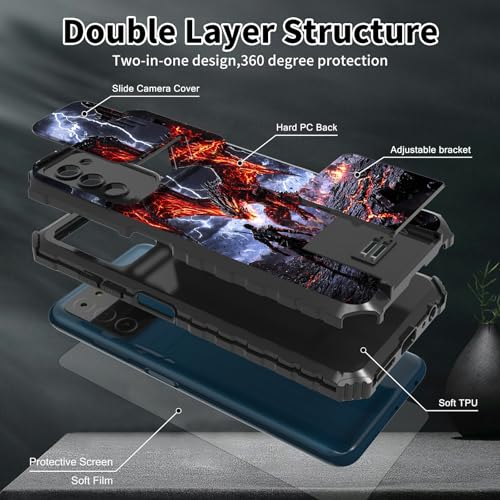 Coque Samsung Galaxy A03S anti-rayures avec cache objectif photo et support vidéo - 5