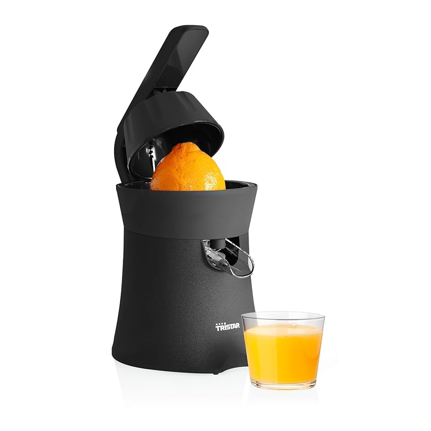 Tristar Spremiagrumi, Parti lavabili in lavastoviglie, 2 coni di pressatura, Leva di pressione facile da usare, Filtro della polpa, Servizio diretto, CP-3015