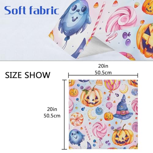 Servilletas de Tela Halloween Set x6 20x20 pulg miniatura 6