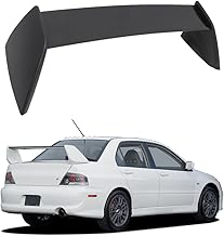 ALEGE Spoiler Wing Fit for Mitsubishi Lancer 2002-2007 Rear Trunk Spoiler Wing ABS Matte Black