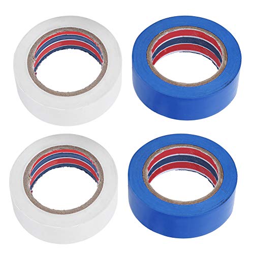 Nastro isolante elettrico, nastro blu e bianco