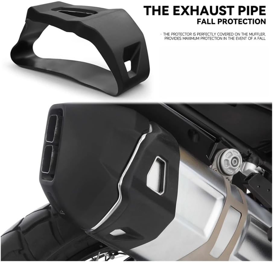 for B&MW R1200GS R 1200 GS R1250GS R 1250 GS ADV Adventure Motorcycle Rear Exhaust Pipe Muffler Silencer Protection Heat Shield Wraps
