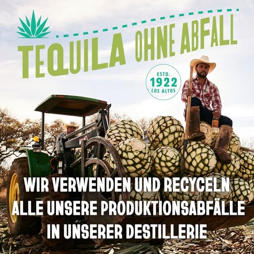CAZADORES Tequila Blanco, 40% Alkoholgehalt, 70cl / 700ml, Doppelt Destillierter Alkohol aus 100% Blauer Weber-Agave