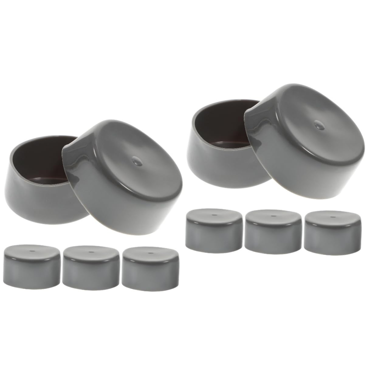 GRIRIW 2sets Rubber Trailer Hub Dust Caps Wheel Bearing Protectors Hub Covers for Rv Boats 8pcs*2