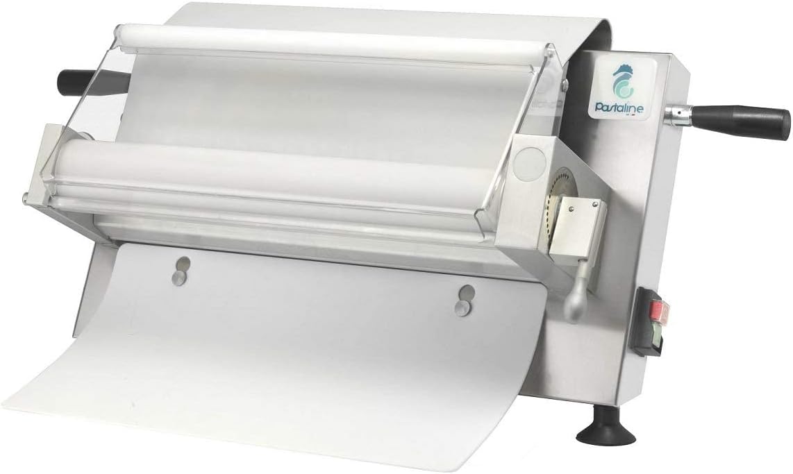 Pastaline Electric Dough Sheeter Machine - Maxi Sfogly NSF Pasta Roller Machine for Icing, Marzipan and Puff Pastry | Easy Install Dough Sheeter Machine for Home or Commercial Kitchens