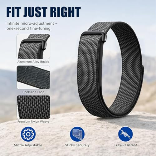 Image of Stretch Nylon Sport Strap Compatible For Google Fitbit Air (Only Strap)