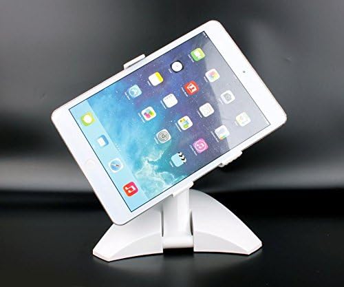 Adjustable Phone Stand/Holder with Collapsible Base Folds, Desktop Cradle, Holder and Stand for All Android Smartphone, iPhone iPad Mini and Other Tablets White(12cm-16cm)