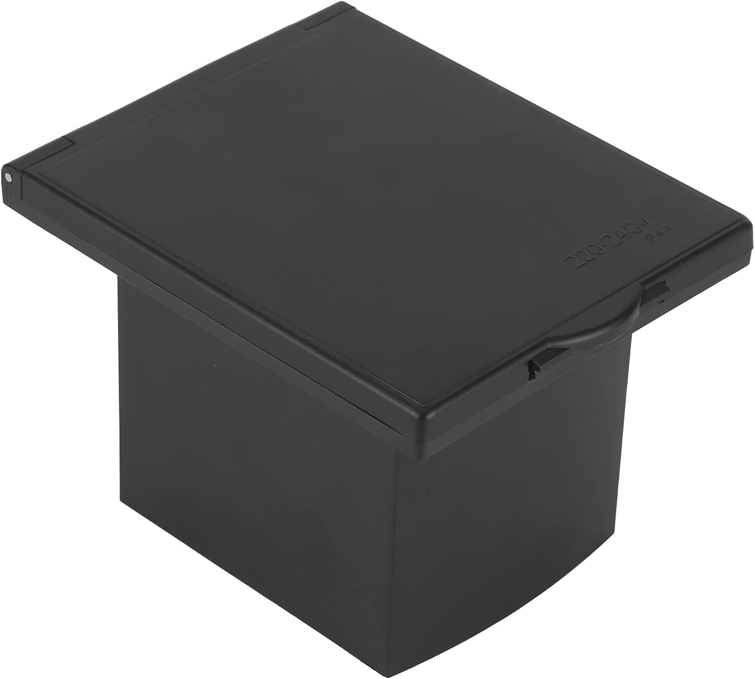 Keenso 1/2in Thread RV Exterior Shower Box, ABS Material, Adjustable Water Flow, Easy Installation, for RVs, Caravans, Boats