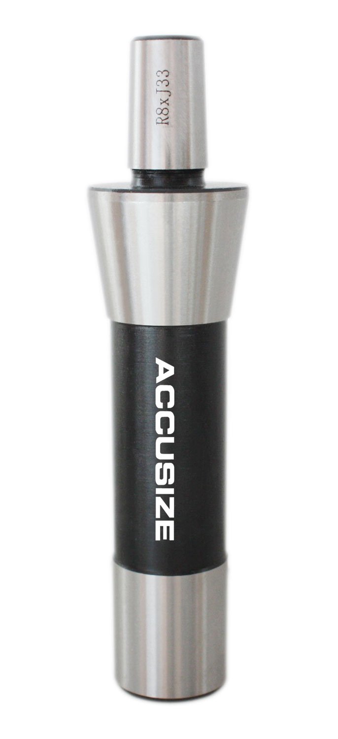 Accusize Industrial Tools R8 Drill Chuck Arbor. R8 Shank to Jacobs Tapper, R8 - Jt33, 0222-0774