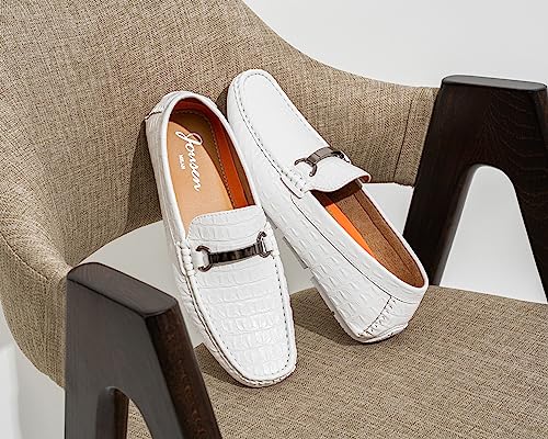 Jousen Men's Loafers Crocodile Printed Casual Mens Slip On Shoes2