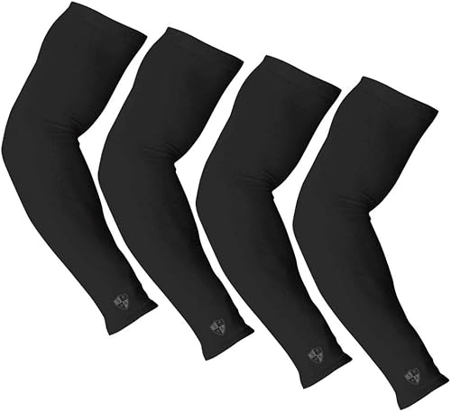 S A Compression Arm Sleeve UV 30+ Sun Protection, Moisture Wicking, 4-Way Stretch